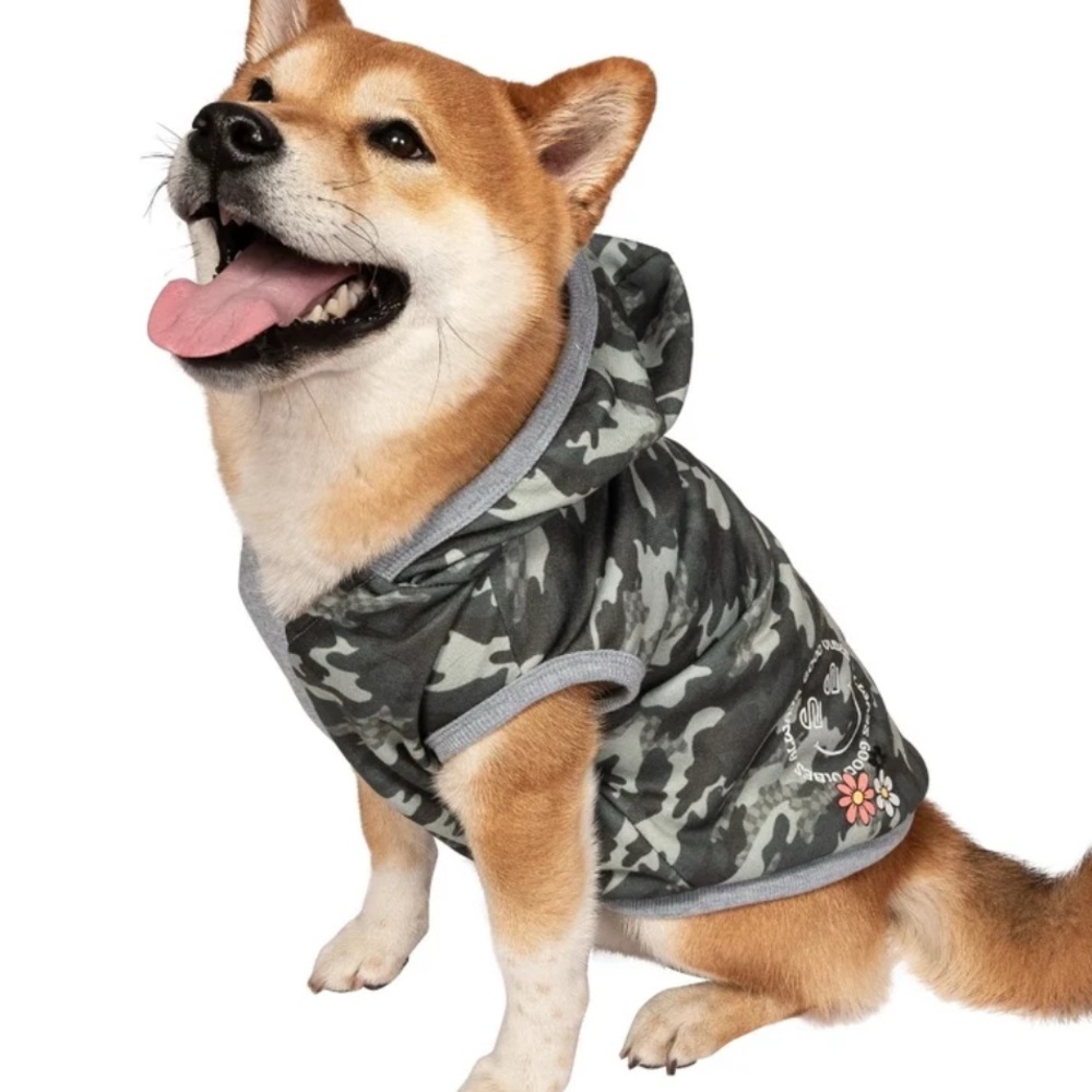 Camouflage Dog Hoodie M